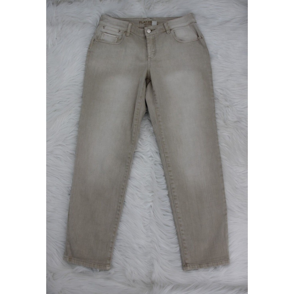 PANTS - Chico's - Platinum - Skimmer - Stone - Denim - Sz 0 US 4 #1035